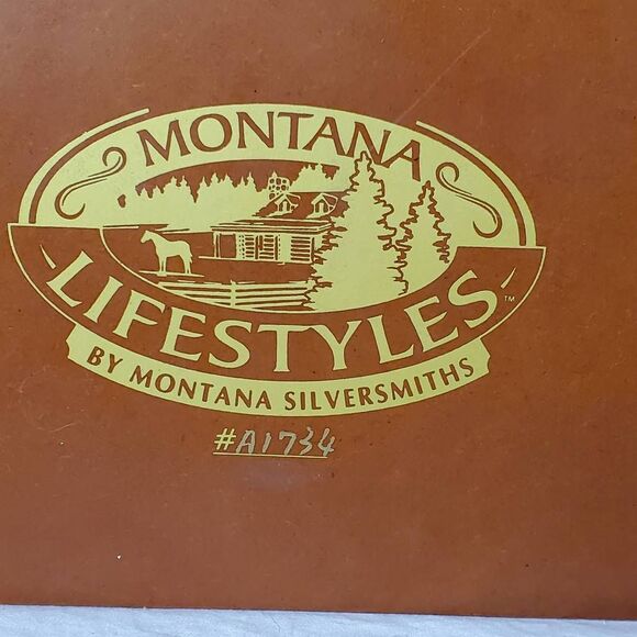 Montana Silversmiths "Those Who Came Before" Cowboy & Horse Western Bronze Sculp - Picture 12 of 13